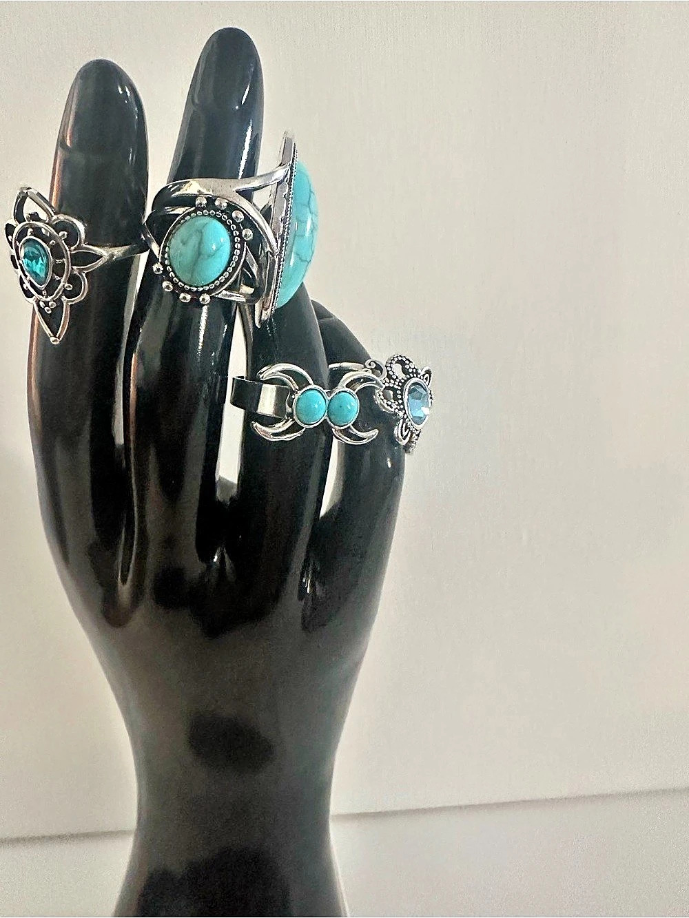 Turquoise Statement Rings Size 7 Like New